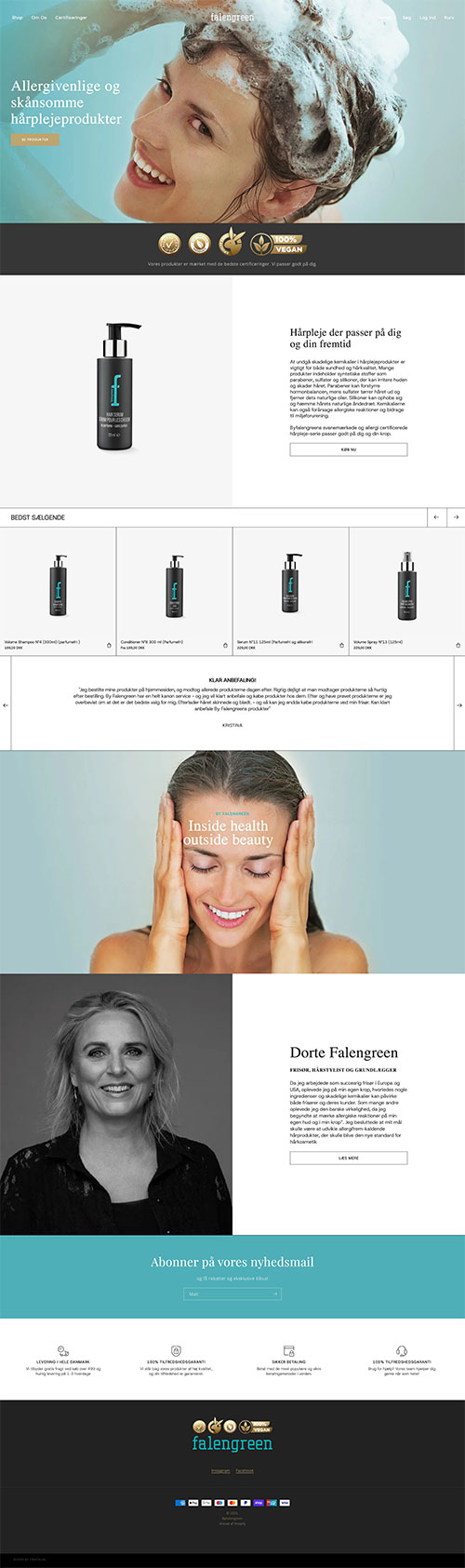 ByFalengreen Ny webshop